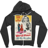 Wandavision Retro Zipper Hoodie | Artistshot