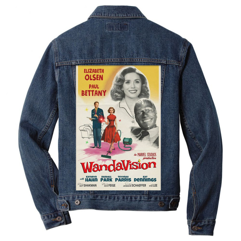 Wandavision Retro Men Denim Jacket by aprilcbow | Artistshot