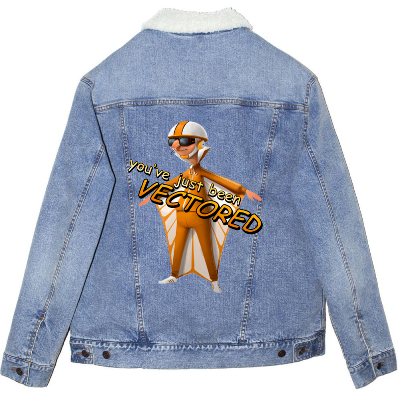 You've Just Been Vectored Unisex Sherpa-lined Denim Jacket | Artistshot