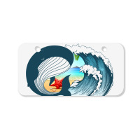 Ocean Heart Bicycle License Plate | Artistshot