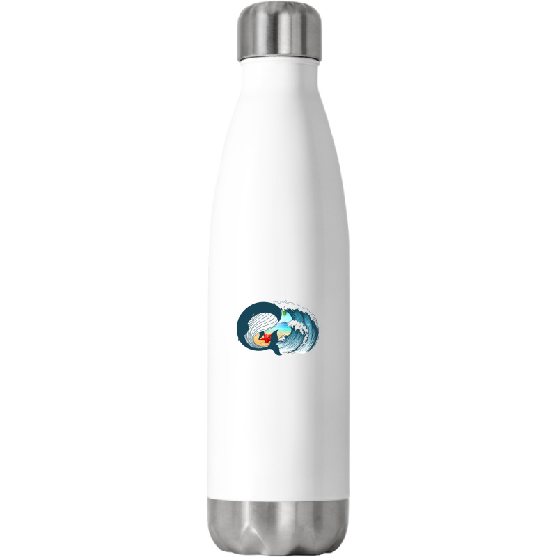 Ocean Heart Stainless Steel Water Bottle | Artistshot