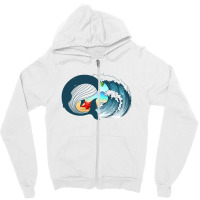 Ocean Heart Zipper Hoodie | Artistshot