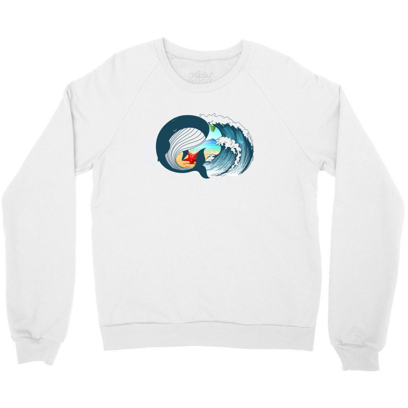 Ocean Heart Crewneck Sweatshirt | Artistshot