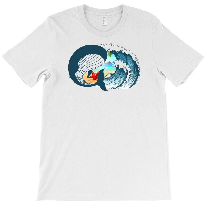 Ocean Heart T-shirt | Artistshot