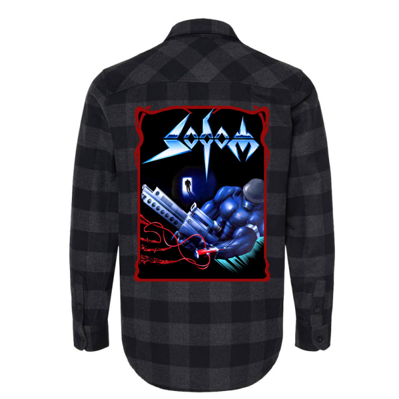 Tapping The Vein By Sodom Classic Old School German Thrash Metal Stick Flannel Shirt | Artistshot