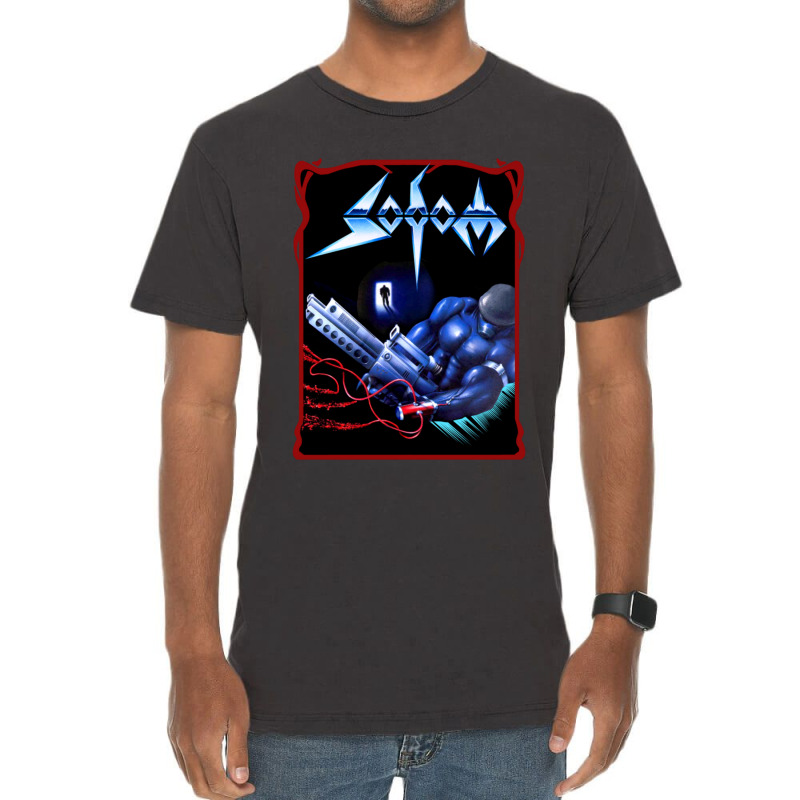 Tapping The Vein By Sodom Classic Old School German Thrash Metal Stick Vintage T-shirt | Artistshot