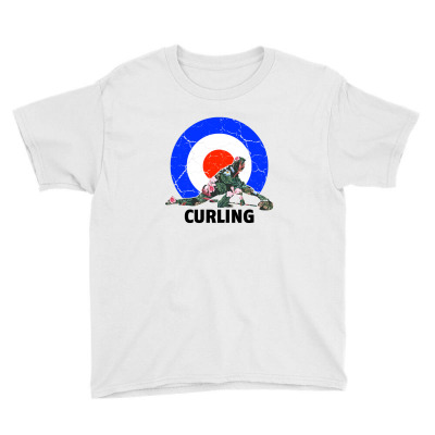 Curling For Light Youth Tee Designed By Neset