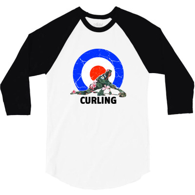 Curling For Light 3/4 Sleeve Shirt Designed By Neset