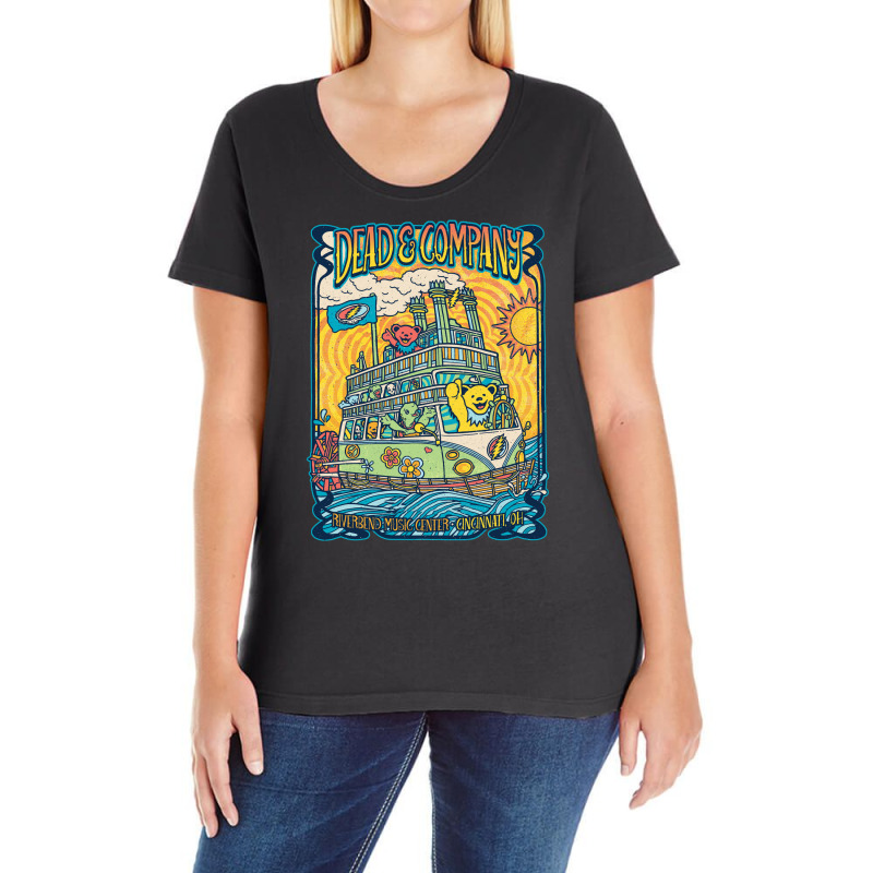 Dead Riverbend Company Ladies Curvy T-Shirt by remasi | Artistshot