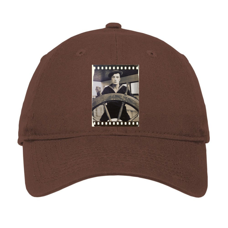 Buster Keaton  The Navigator  Film  D23 Classic Cute Blue Adjustable Cap by amorajankuk | Artistshot