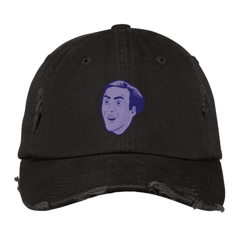 Vampires Kiss Nicolas Cage Vintage Cap by hapkeluciik | Artistshot