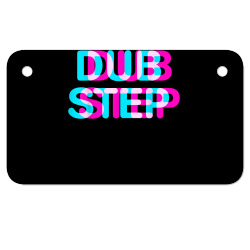 dubstep music disco sound t shirt Motorcycle License Plate | Artistshot