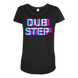 dubstep music disco sound t shirt Maternity Scoop Neck T-shirt | Artistshot
