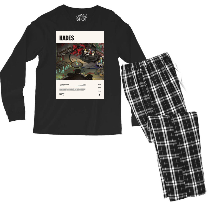 Hades (2020) Men's Long Sleeve Pajama Set by juliastonnes | Artistshot