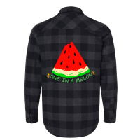 You're One In A Melon Funny Puns For Kids Flannel Shirt | Artistshot