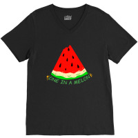 You're One In A Melon Funny Puns For Kids V-neck Tee | Artistshot