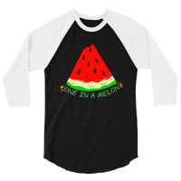 You're One In A Melon Funny Puns For Kids 3/4 Sleeve Shirt | Artistshot