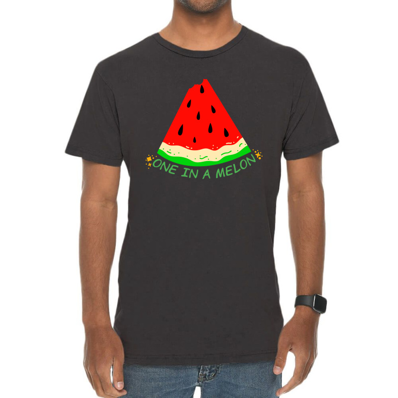 You're One In A Melon Funny Puns For Kids Vintage T-shirt | Artistshot
