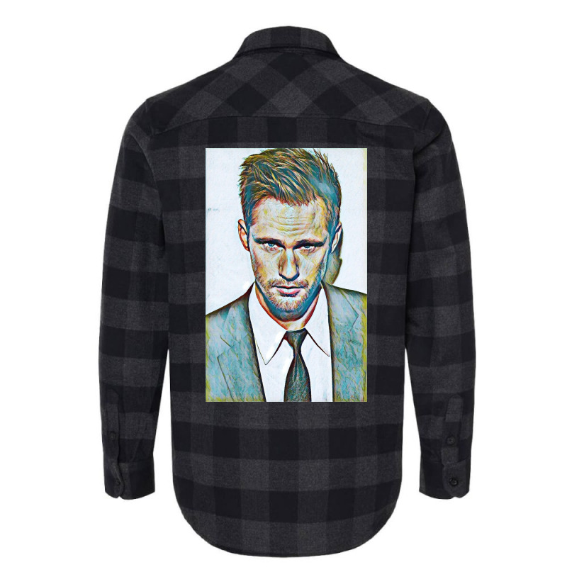 Alexander Skarsgard Poster Travel Flannel Shirt by shabnajianxiq | Artistshot