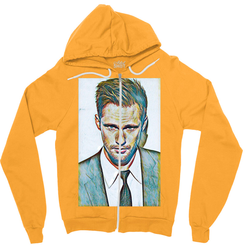 Alexander Skarsgard Poster Travel Zipper Hoodie by shabnajianxiq | Artistshot