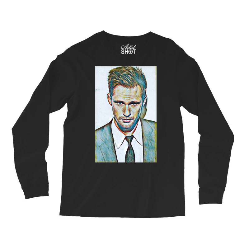 Alexander Skarsgard Poster Travel Long Sleeve Shirts by shabnajianxiq | Artistshot