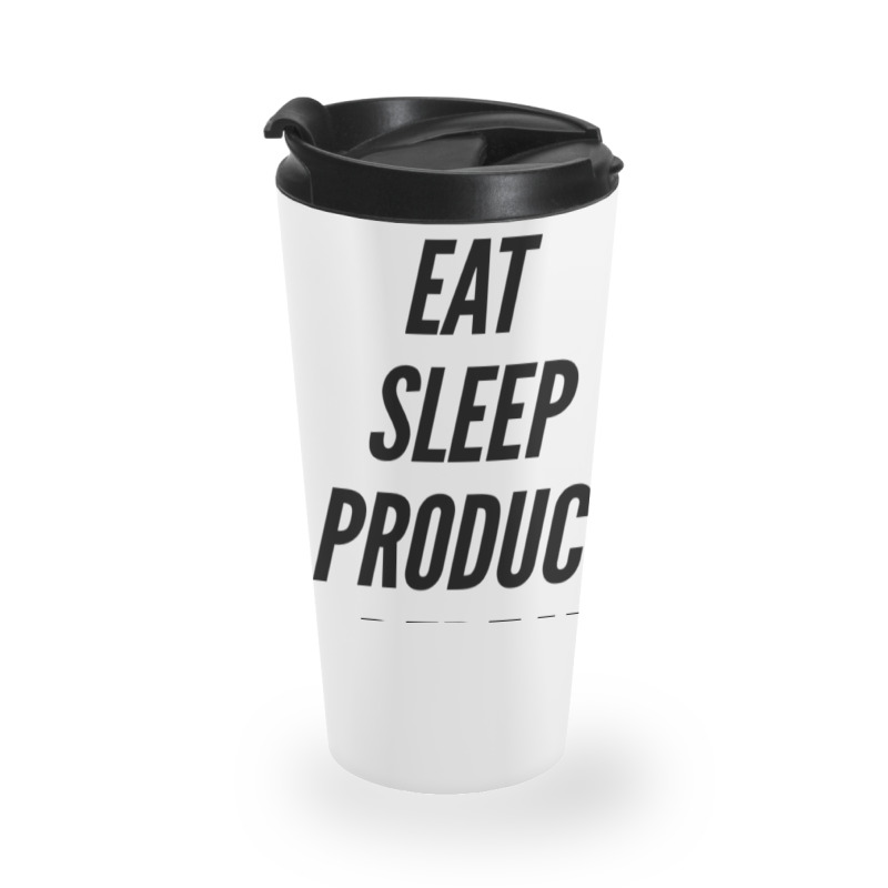 Eat Sleep Produce Repeat  Movie Producer Film Student School Film Maki Travel Mug | Artistshot