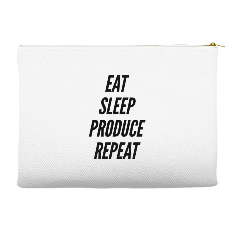 Eat Sleep Produce Repeat  Movie Producer Film Student School Film Maki Accessory Pouches | Artistshot