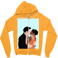 Anthony And Kate Poster Red Zipper Hoodie | Artistshot