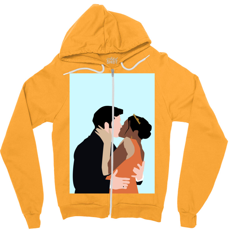 Anthony And Kate Poster Red Zipper Hoodie by shabnajianxiq | Artistshot