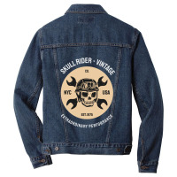 Skull Rider 4 Men Denim Jacket | Artistshot