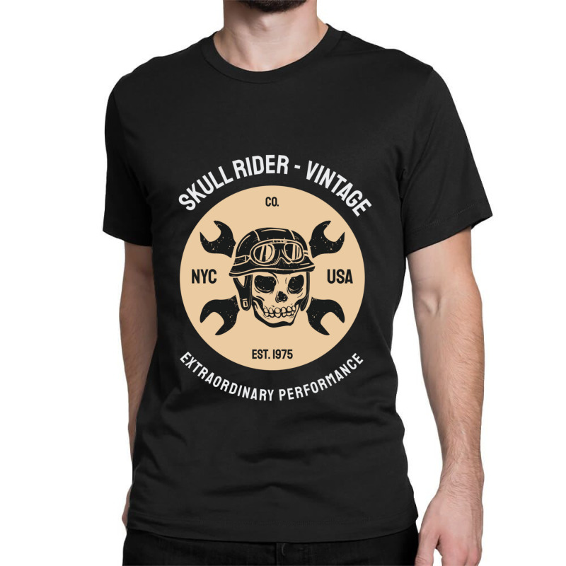 Skull Rider 4 Classic T-shirt | Artistshot