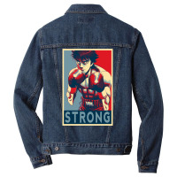 Alexander Volg Zangief Strong Hajime No Ippo Men Denim Jacket | Artistshot