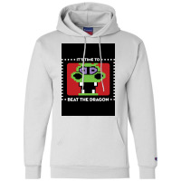 Beat The Dragon Tic Tac Dough Poster Champion Hoodie | Artistshot