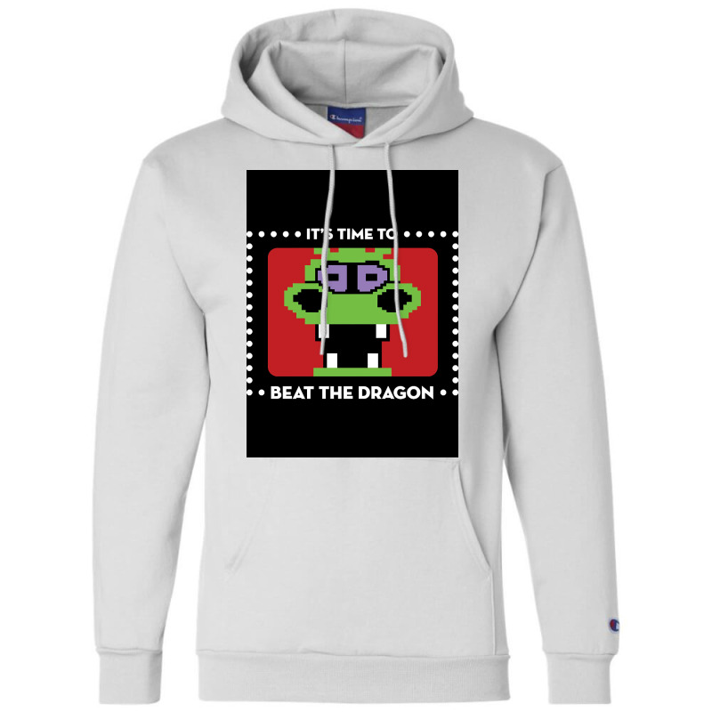 Beat The Dragon Tic Tac Dough Poster Champion Hoodie by shabnajianxiq | Artistshot