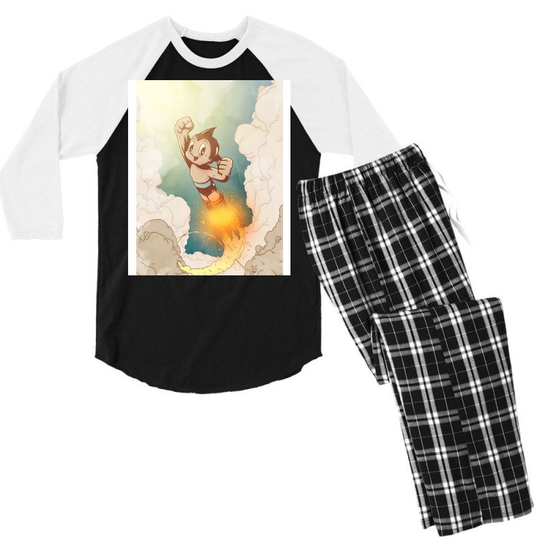 Tall Men's 3/4 Sleeve Pajama Set | Artistshot