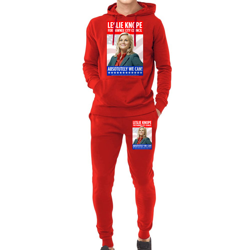 Leslie Knope For Pawnee City Council Poster Music Hoodie & Jogger Set | Artistshot