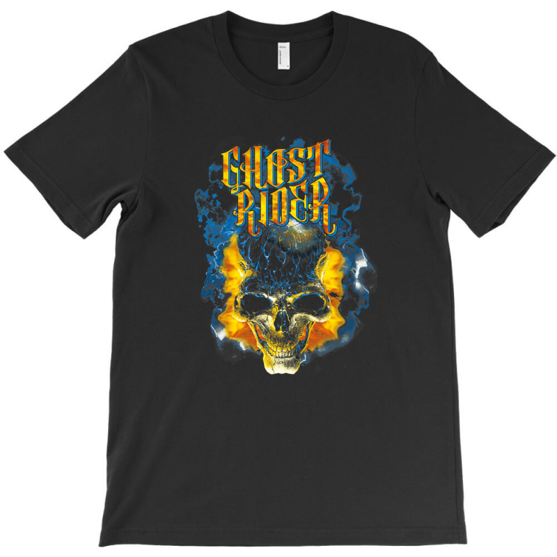 Skull Urban Street Flames Graphic T-shirt | Artistshot