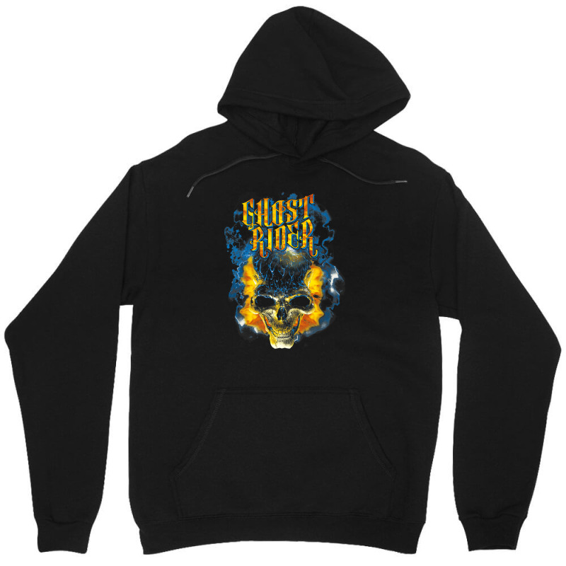 Skull Urban Street Flames Graphic Unisex Hoodie | Artistshot