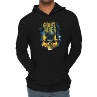 Skull Urban Street Flames Graphic Lightweight Hoodie | Artistshot