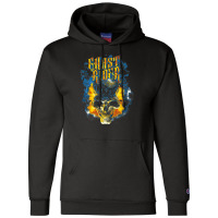 Skull Urban Street Flames Graphic Champion Hoodie | Artistshot