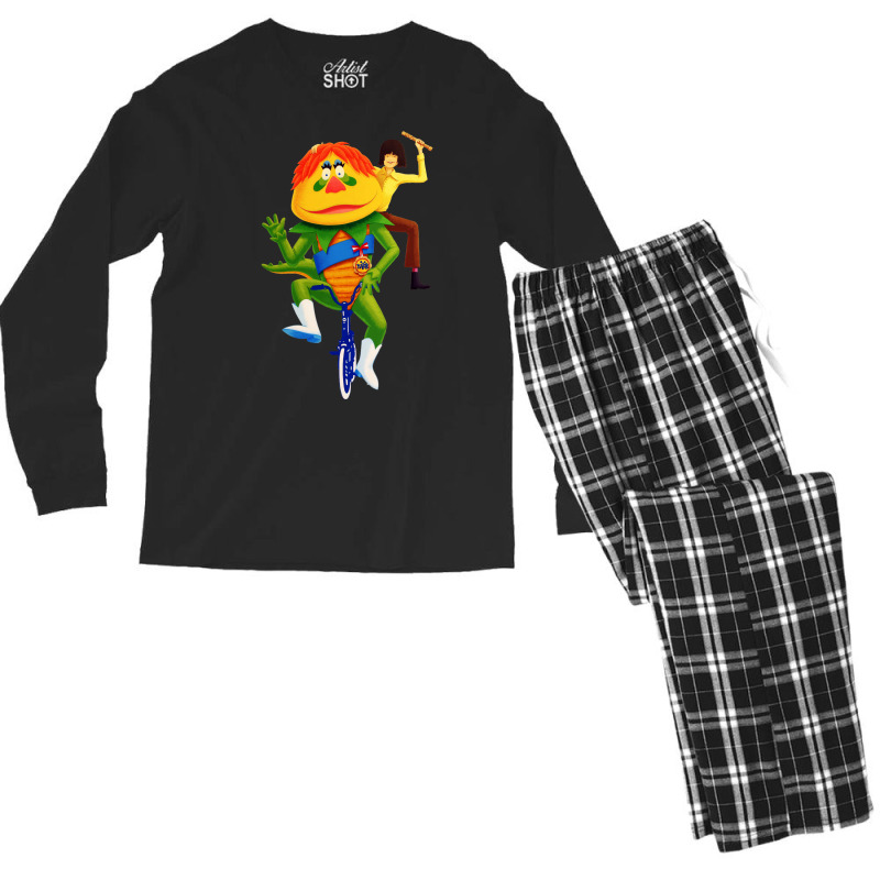 H R Pufnstuf And Jimmy  T 70s Men's Long Sleeve Pajama Set | Artistshot