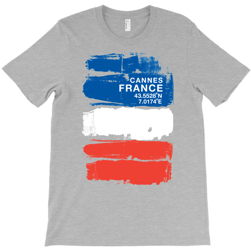 Cannes France Coordinates Vintage French Art   Love Funny T-shirt | Artistshot