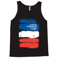 Cannes France Coordinates Vintage French Art   Love Funny Tank Top | Artistshot