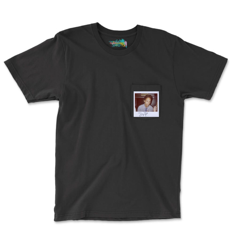 Danny Pudi Autographed Polaroid Poster Hippie (1) Pocket T-shirt | Artistshot