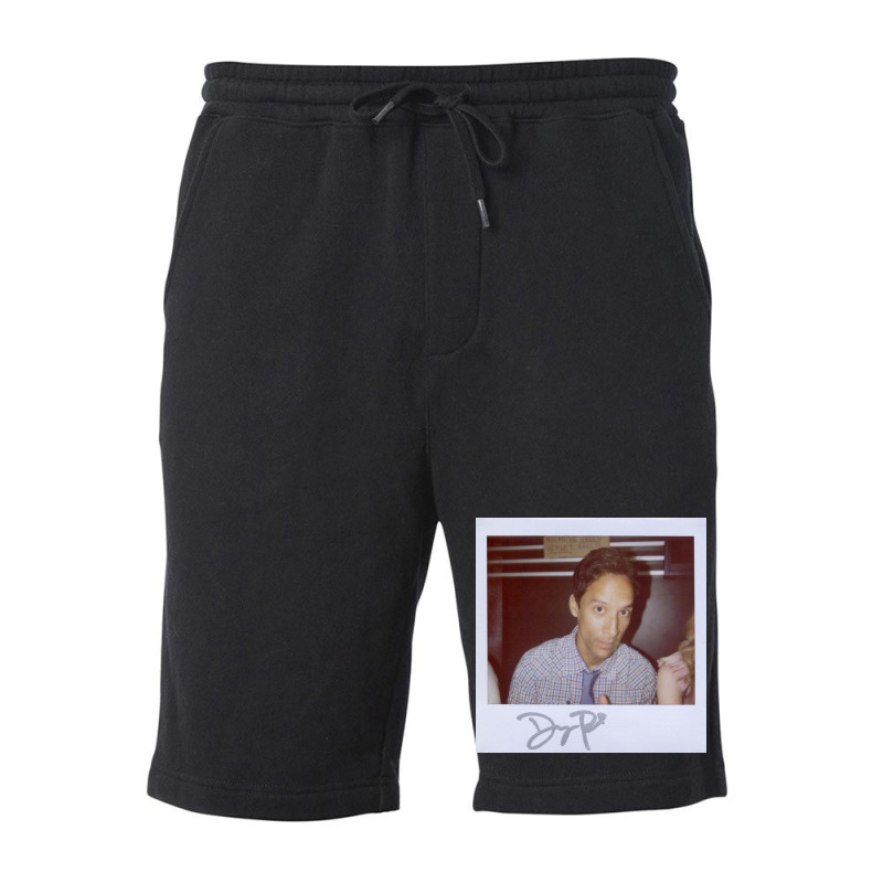 Danny Pudi Autographed Polaroid Poster Hippie (1) Fleece Short | Artistshot