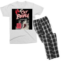 Cat Peopl Perfect Gift For You And Friends Poster Love Men's T-shirt Pajama Set | Artistshot