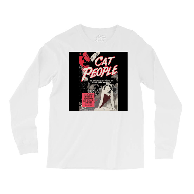 Cat Peopl Perfect Gift For You And Friends Poster Love Long Sleeve Shirts by shabnajianxiq | Artistshot