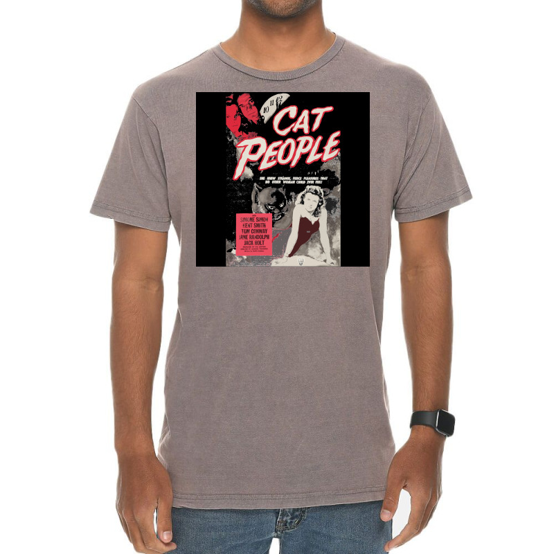 Cat Peopl Perfect Gift For You And Friends Poster Love Vintage T-Shirt by shabnajianxiq | Artistshot