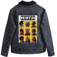 Martin The Actor Poster Gift Unisex Sherpa-lined Denim Jacket | Artistshot