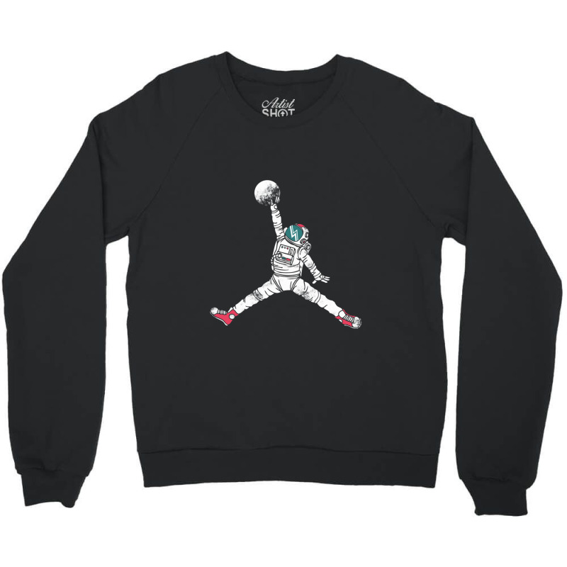 Slam Dunk In Space Crewneck Sweatshirt | Artistshot